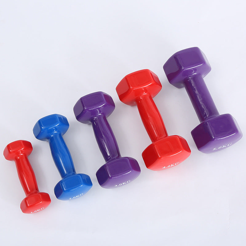 Multi-Color fitness dumbbells