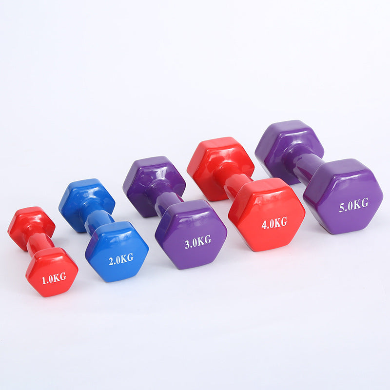 Multi-Color fitness dumbbells