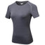 Womens Quick-Dry Compression Yoga T-shirts